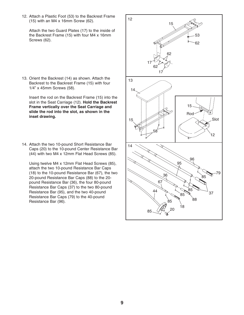 Weider WESY3924.2 User Manual | Page 9 / 24