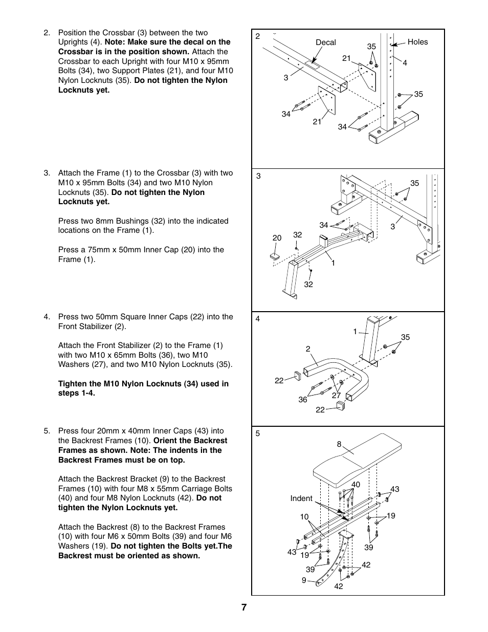 Weider WEBE15210 User Manual | Page 7 / 16
