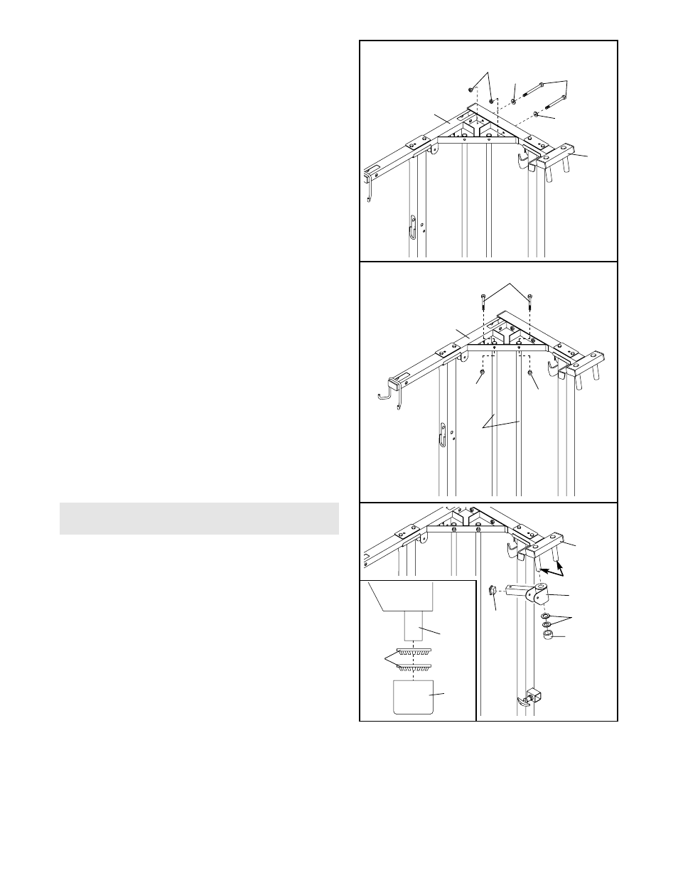 Arm assembly | Weider Pro 3770 WESY37531 User Manual | Page 9 / 33