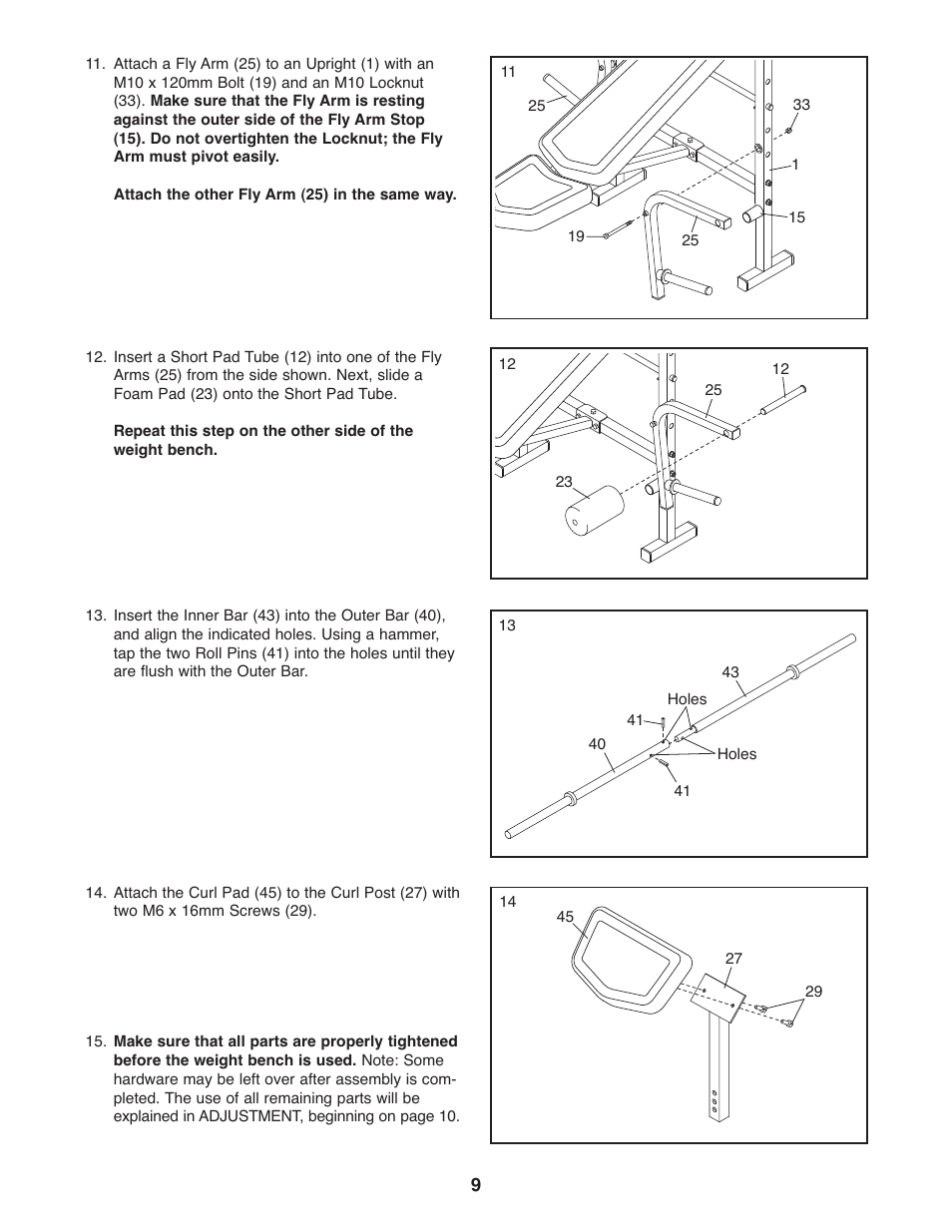Weider 831.15999.1 User Manual | Page 9 / 16