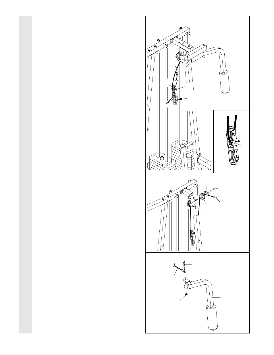 Cable assembl y | Weider 831.159390 User Manual | Page 14 / 36