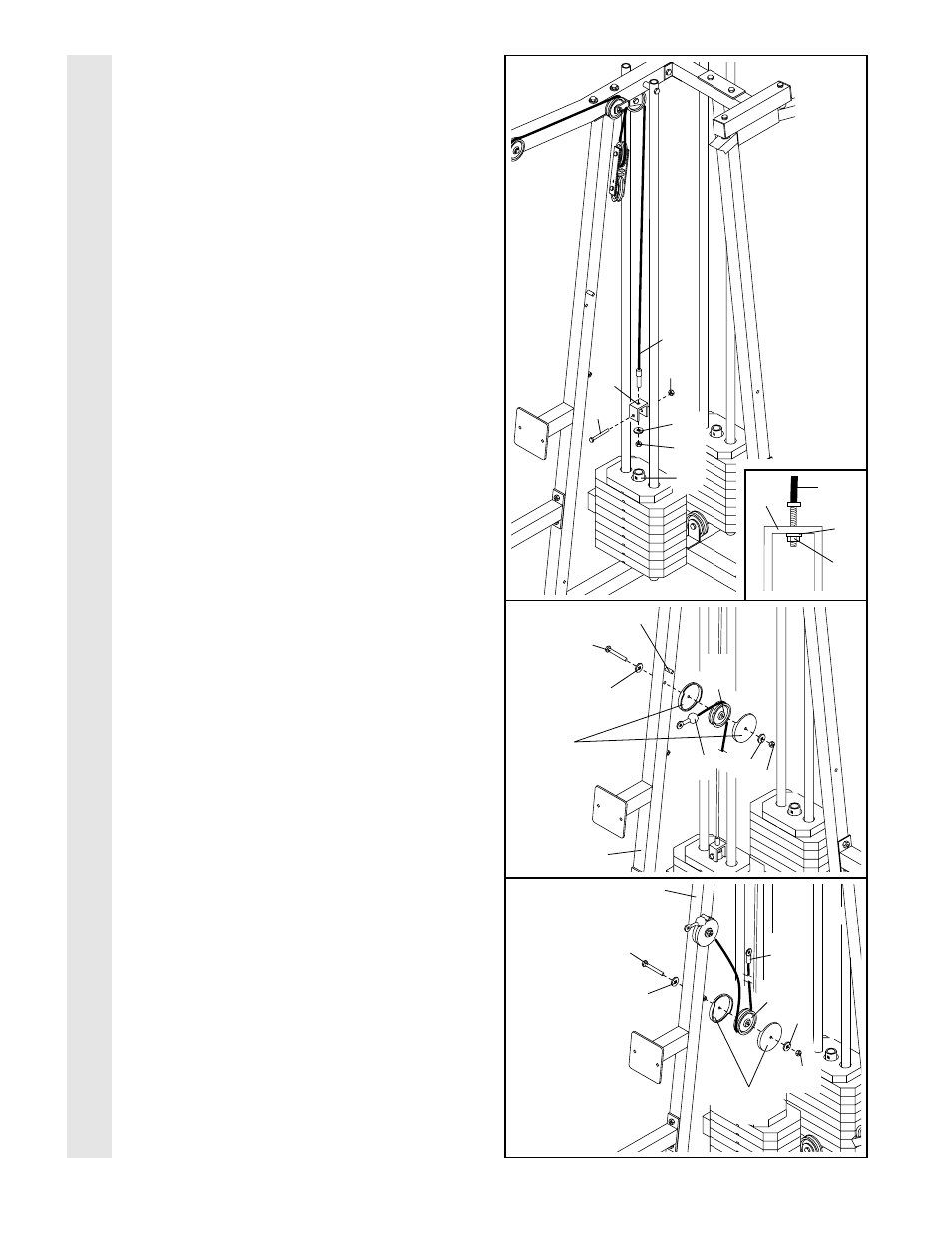Cable assembl y | Weider 831.159390 User Manual | Page 16 / 36