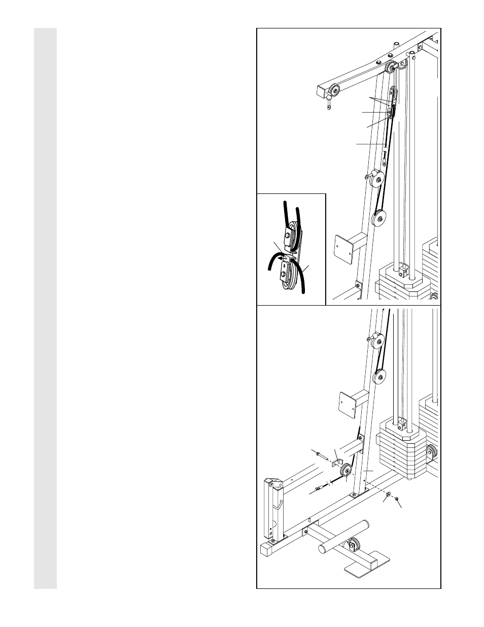 Cable assembl y | Weider 831.159390 User Manual | Page 17 / 36