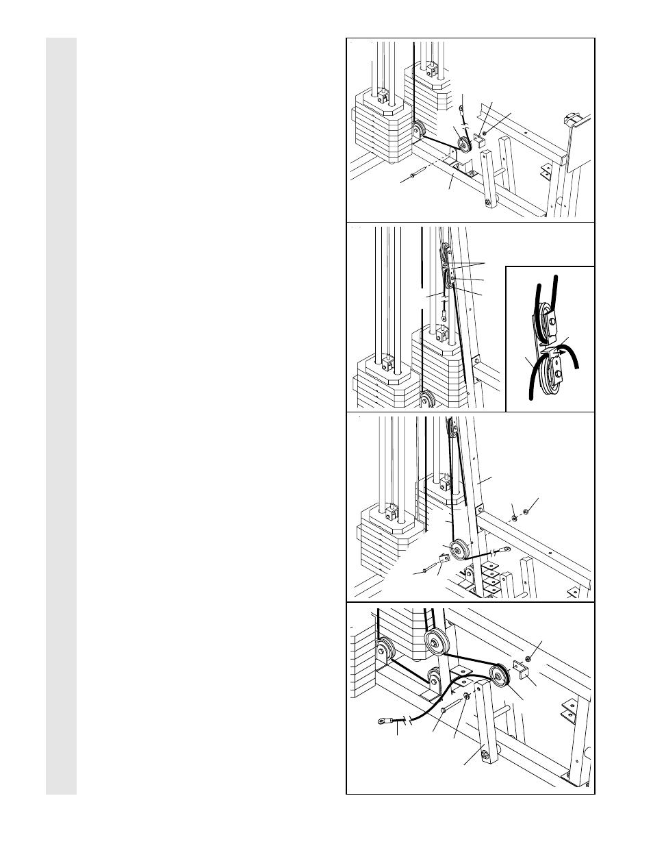 Cable assembl y | Weider 831.159390 User Manual | Page 21 / 36