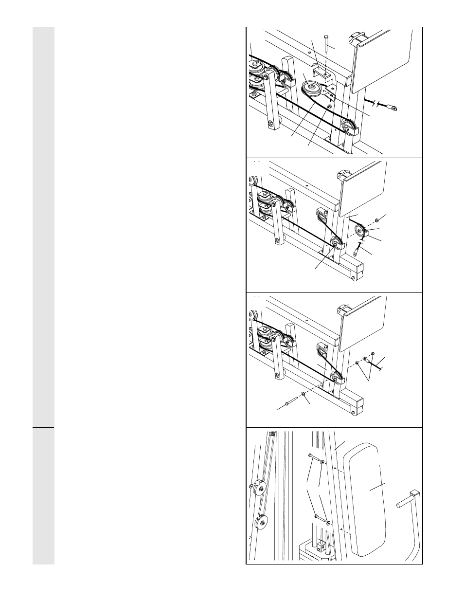 Cable assembl y sea t assembl y | Weider 831.159390 User Manual | Page 23 / 36