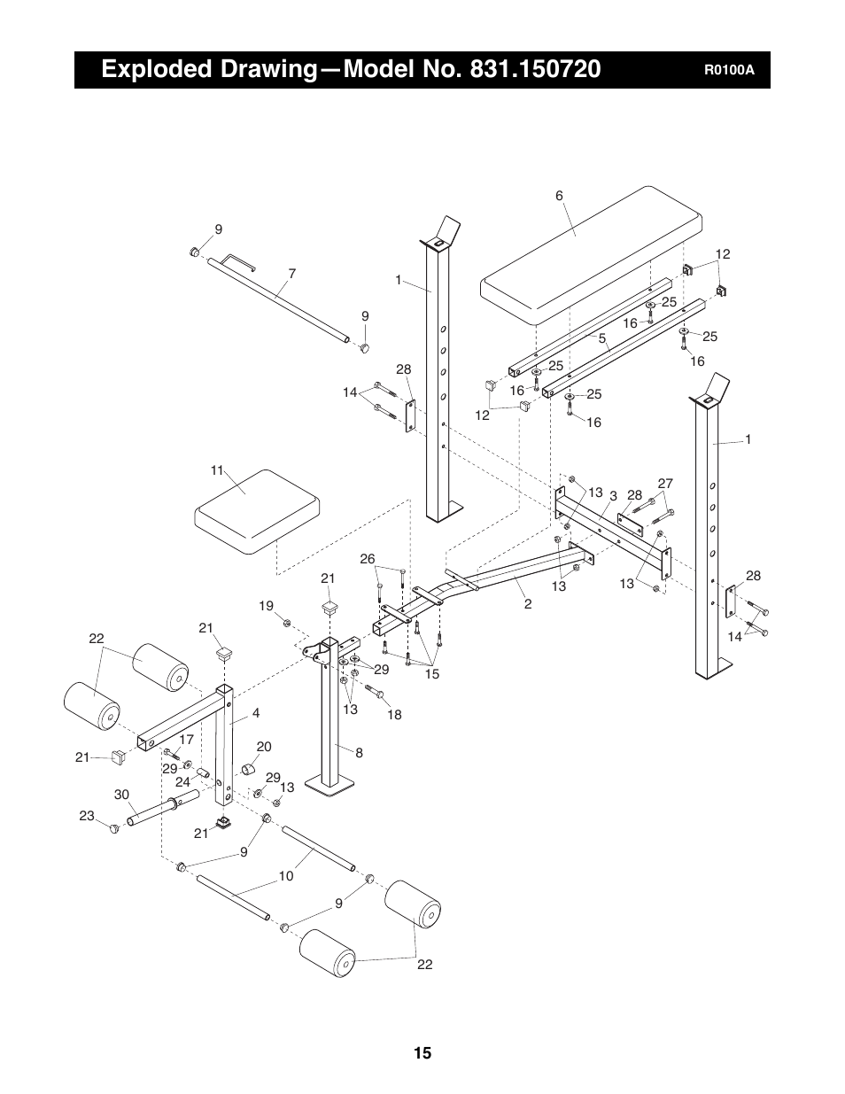 Weider 831.150720 User Manual | Page 15 / 16