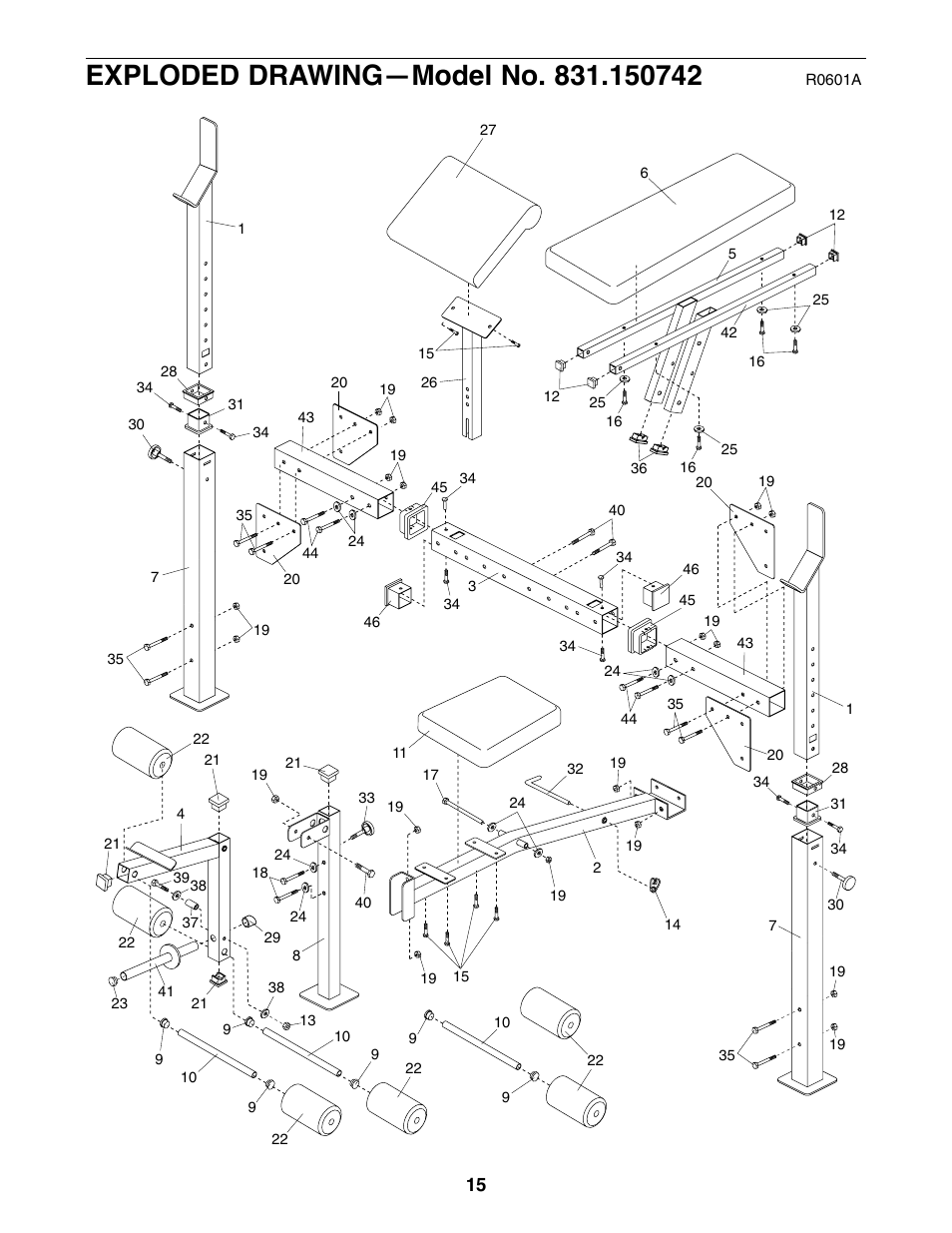 Weider 831.150742 User Manual | Page 15 / 16