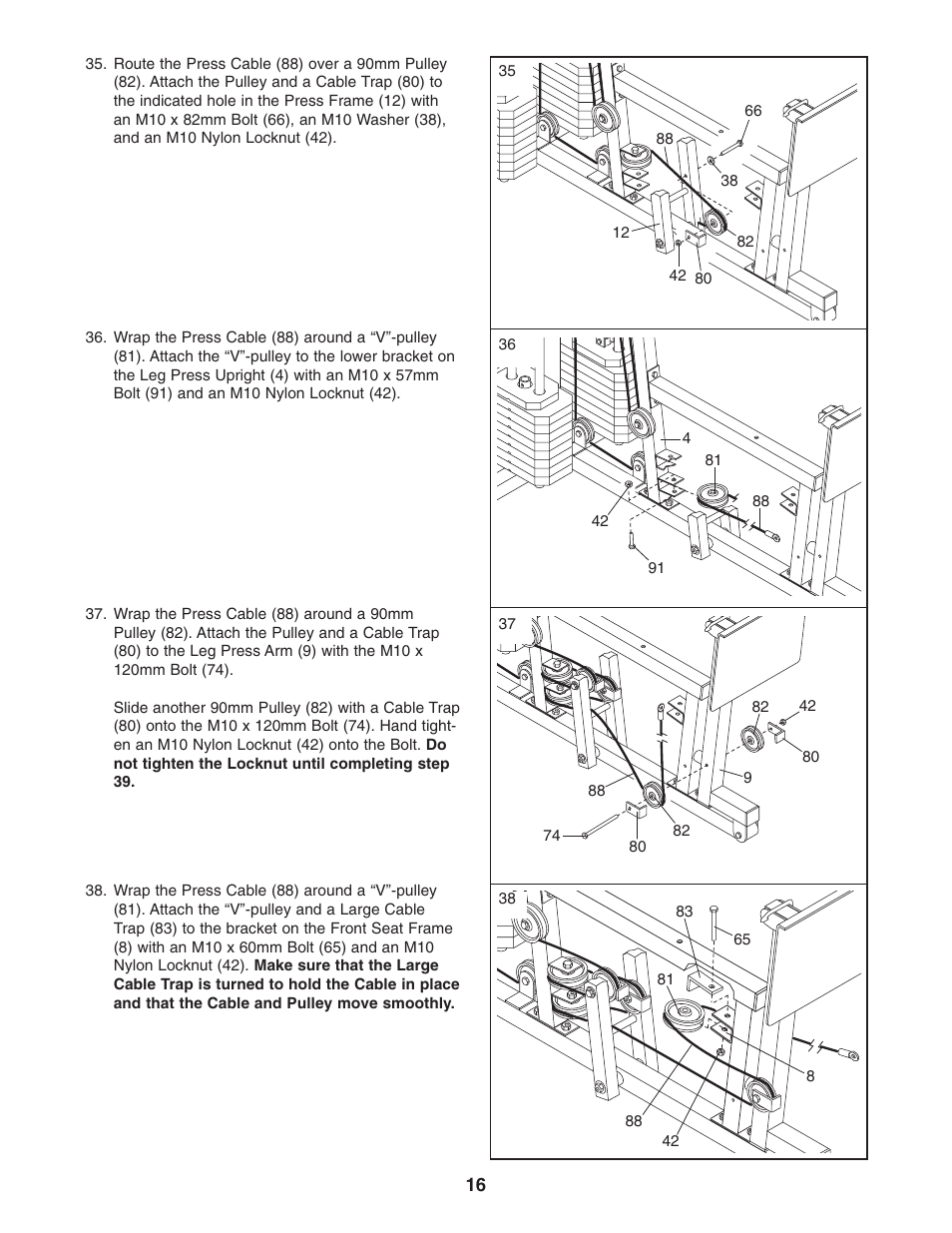 Weider WESY26331 User Manual | Page 16 / 32