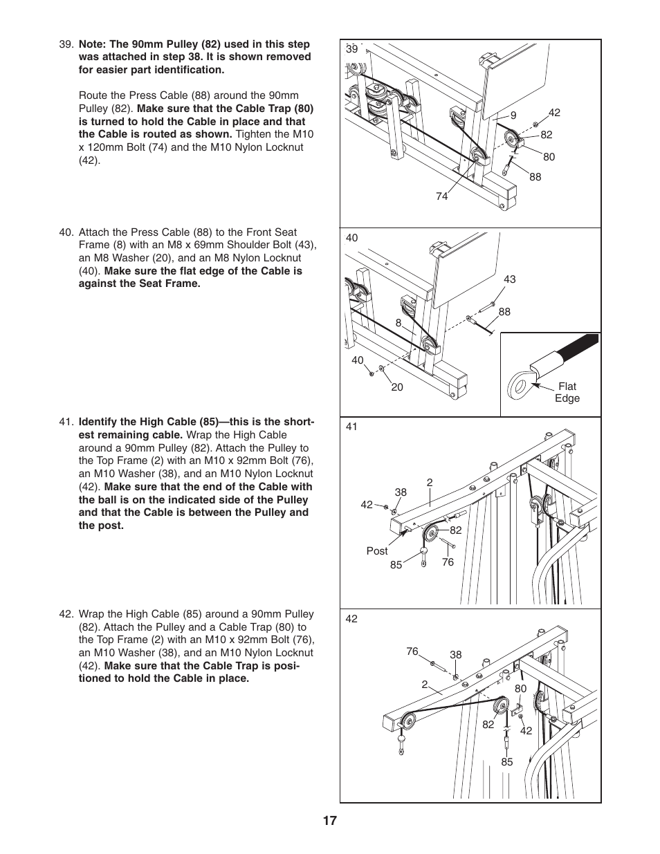 Weider WESY26331 User Manual | Page 17 / 32