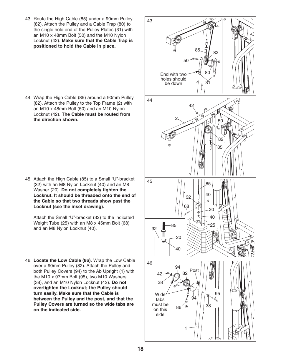 Weider WESY26331 User Manual | Page 18 / 32
