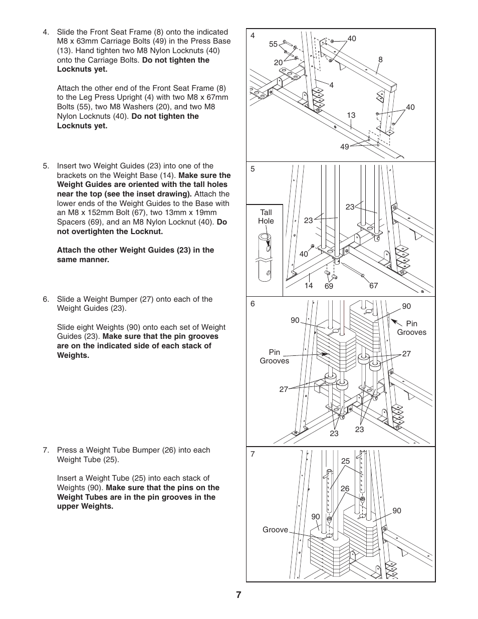 Weider WESY26331 User Manual | Page 7 / 32