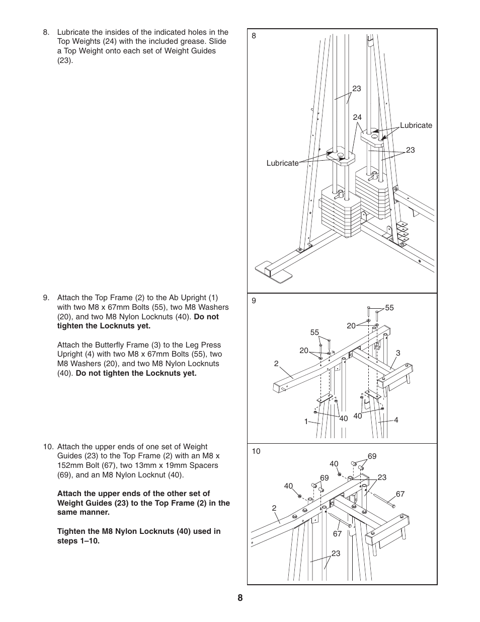 Weider WESY26331 User Manual | Page 8 / 32