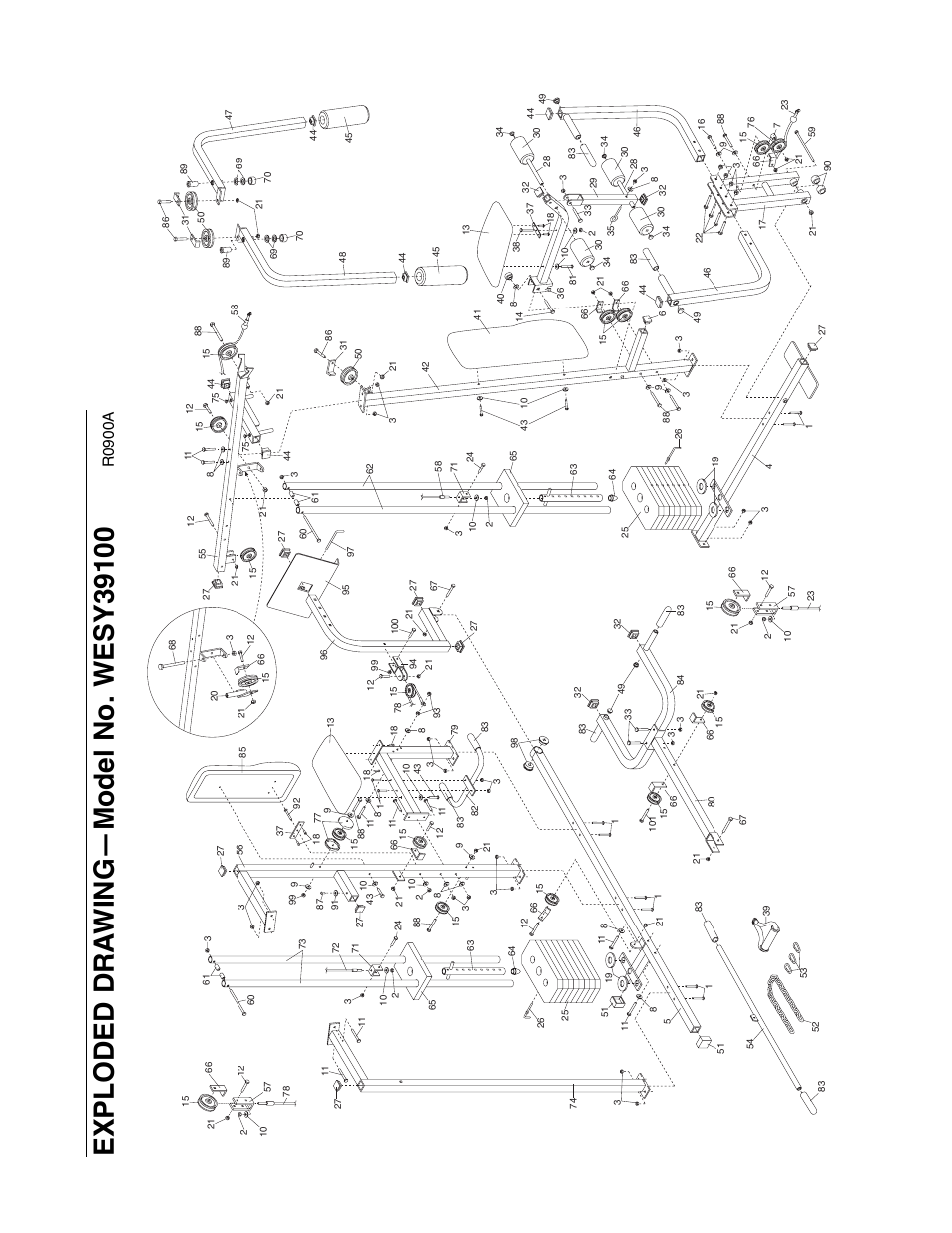 R0900a | Weider PRO 9400 User Manual | Page 32 / 33