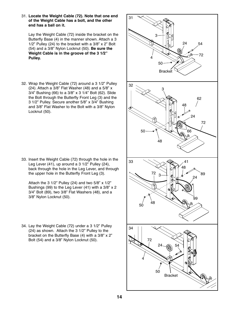 Weider WESY59100 User Manual | Page 14 / 32