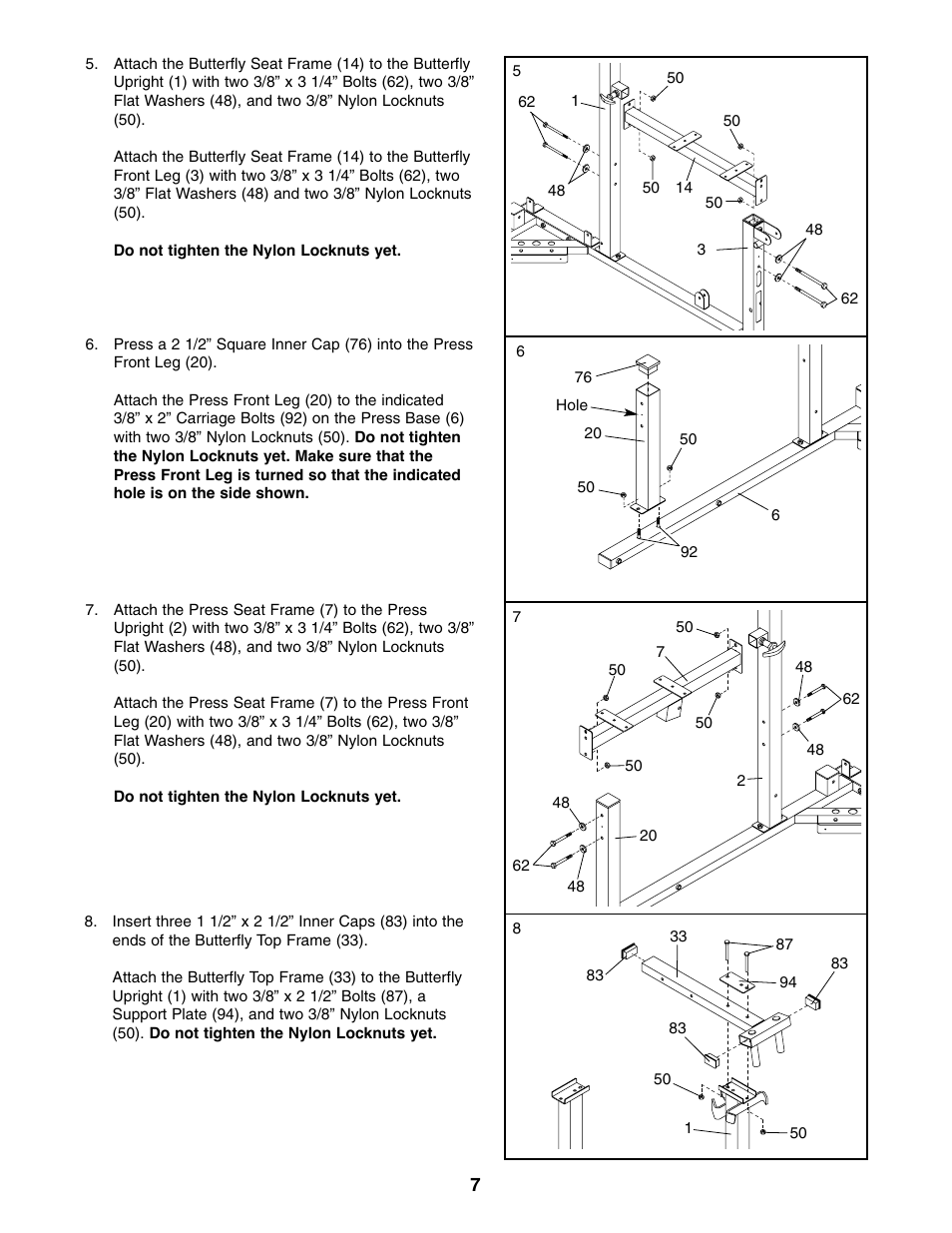 Weider WESY59100 User Manual | Page 7 / 32