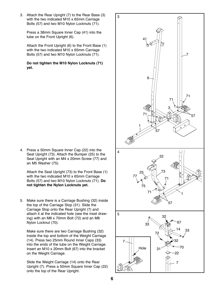 Weider 831.159010 User Manual | Page 6 / 27