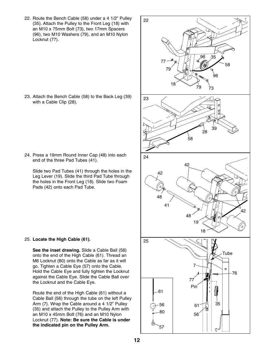 Weider WEBE29910 User Manual | Page 12 / 26