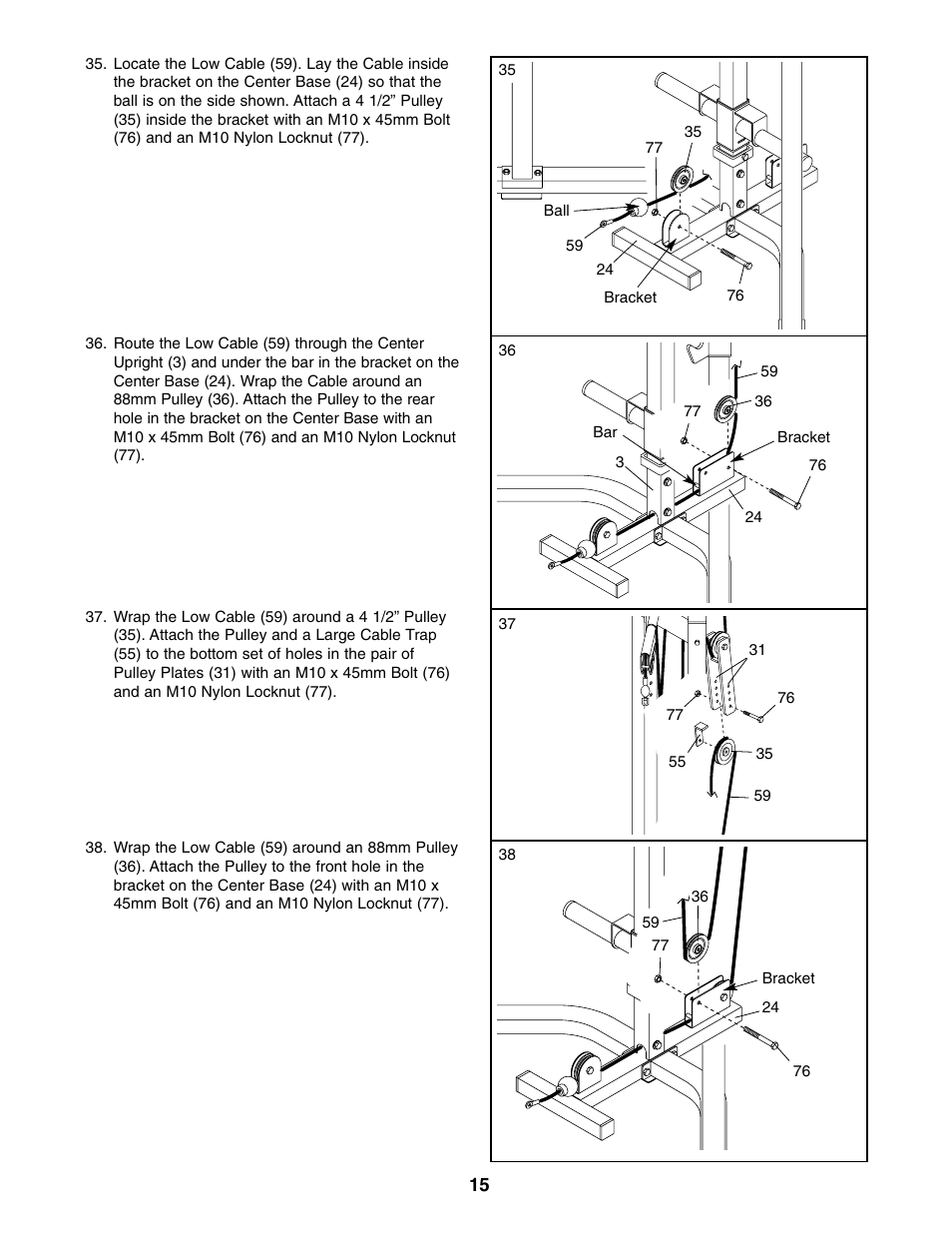 Weider WEBE29910 User Manual | Page 15 / 26