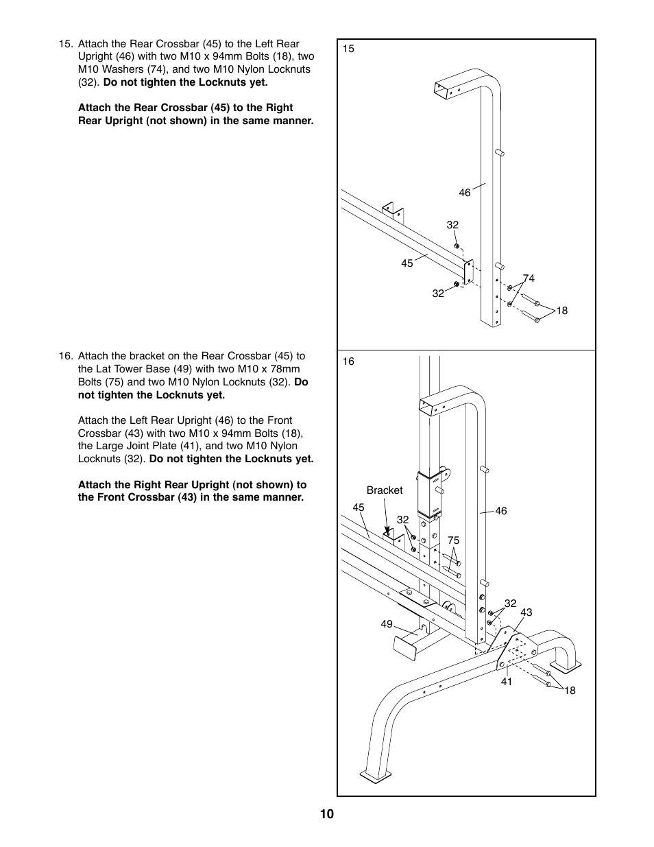 Weider WEBE27320 User Manual | Page 10 / 27