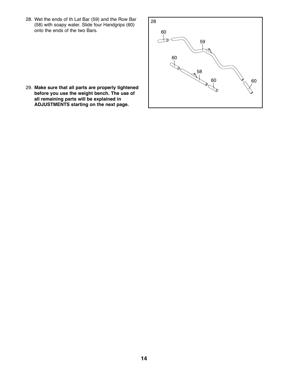 Weider WEBE27320 User Manual | Page 14 / 27