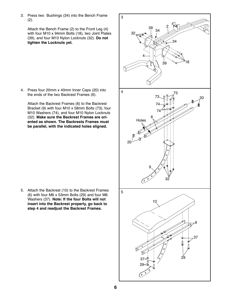 Weider WEBE27320 User Manual | Page 6 / 27