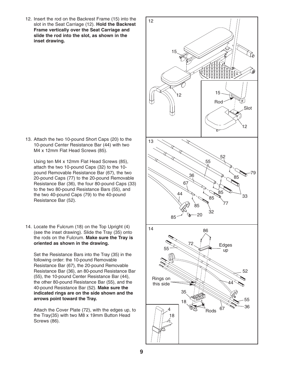 Weider WESY3873.2 User Manual | Page 9 / 24