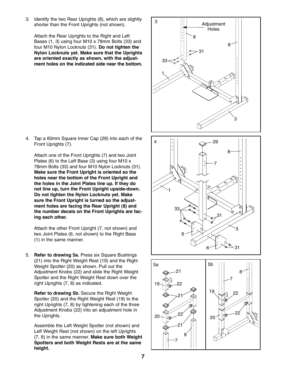 Weider PRO XT75 User Manual | Page 7 / 18