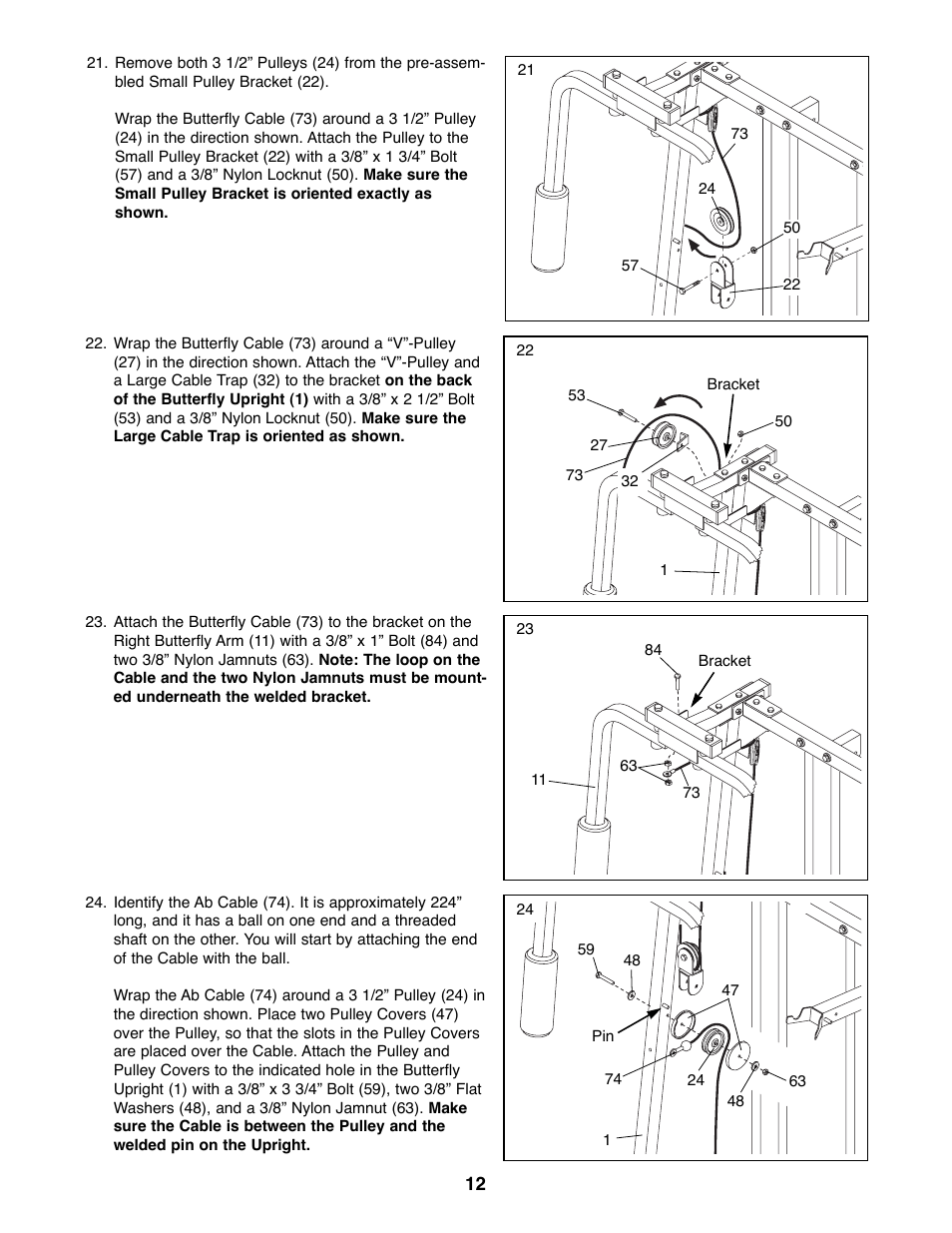 Weider WESY99490 User Manual | Page 12 / 33