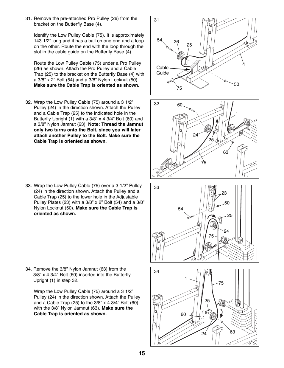 Weider WESY99490 User Manual | Page 15 / 33