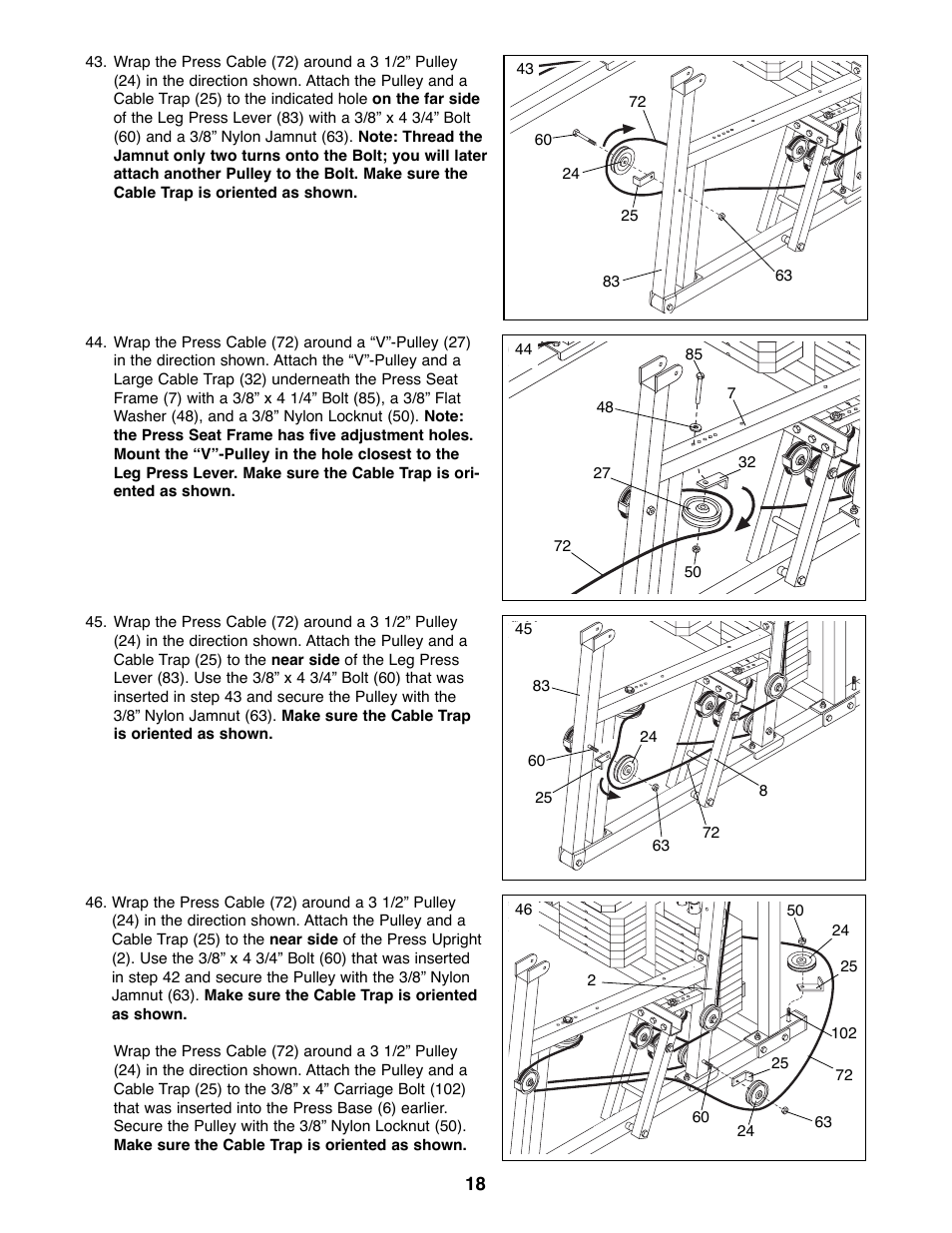 Weider WESY99490 User Manual | Page 18 / 33