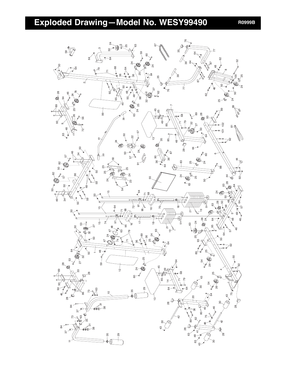 R0999b | Weider WESY99490 User Manual | Page 32 / 33