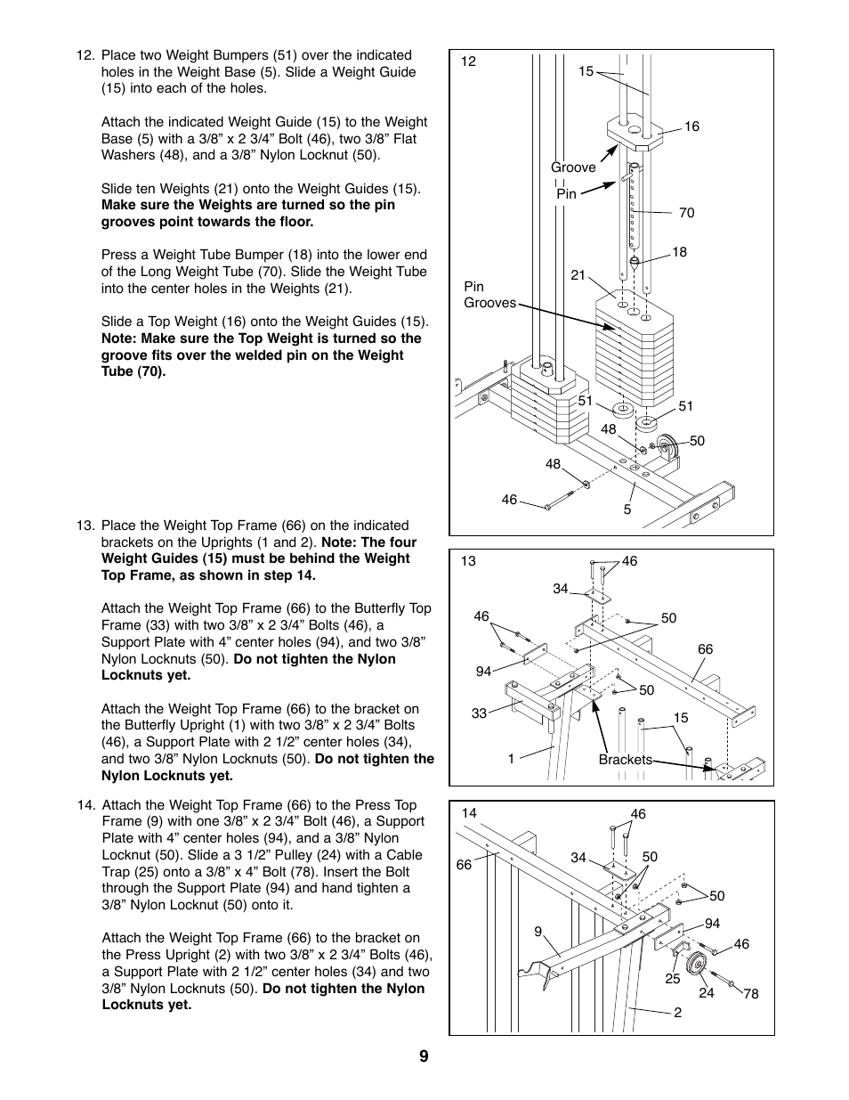 Weider WESY99490 User Manual | Page 9 / 33