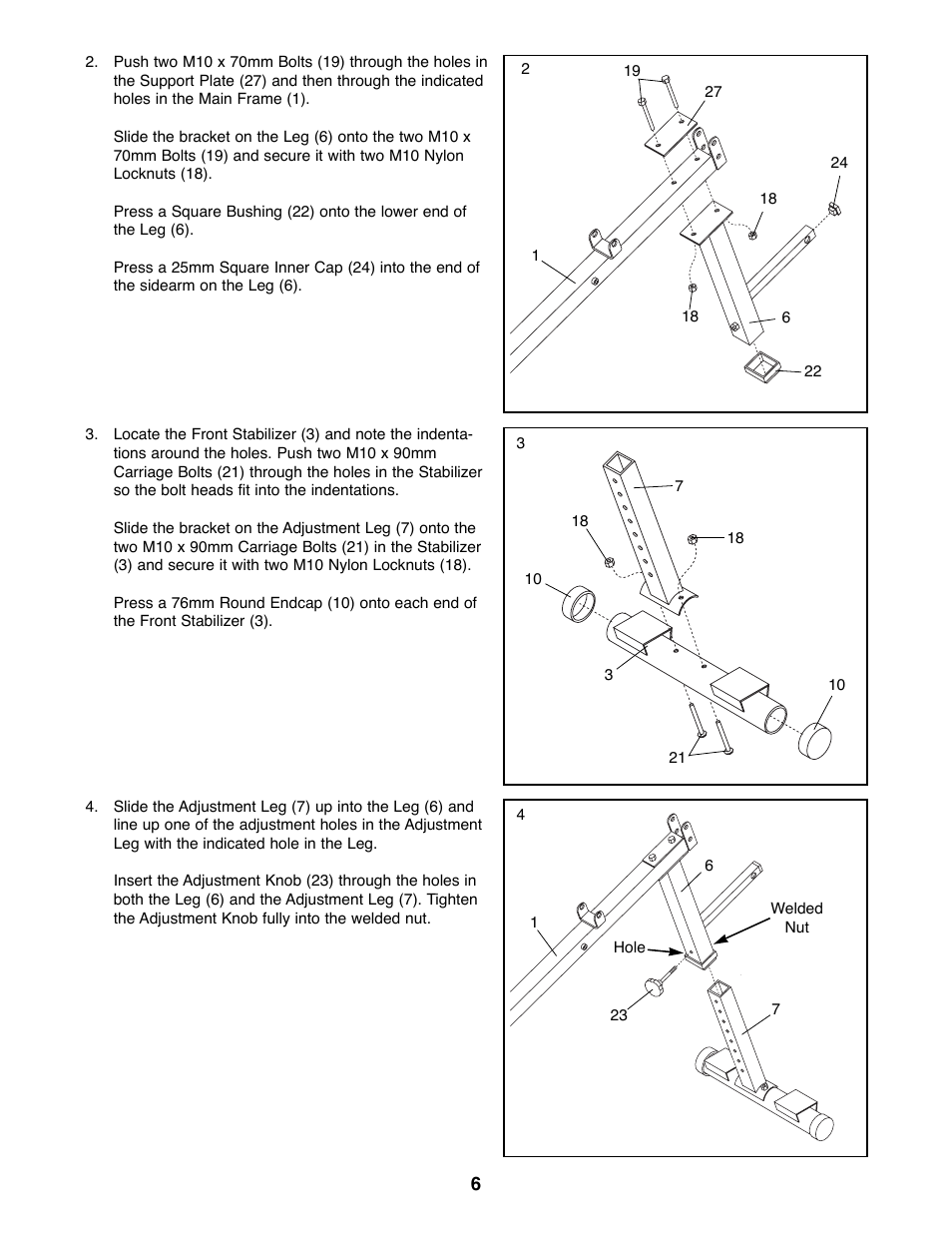 Weider WEBE03490 User Manual | Page 6 / 15