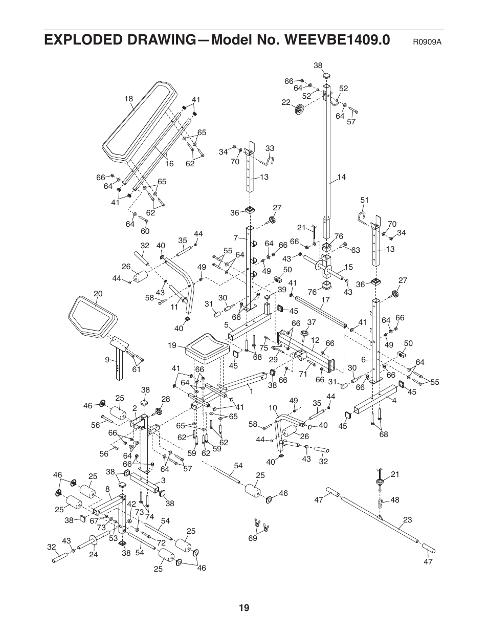 Weider 240 TC User Manual | Page 19 / 20