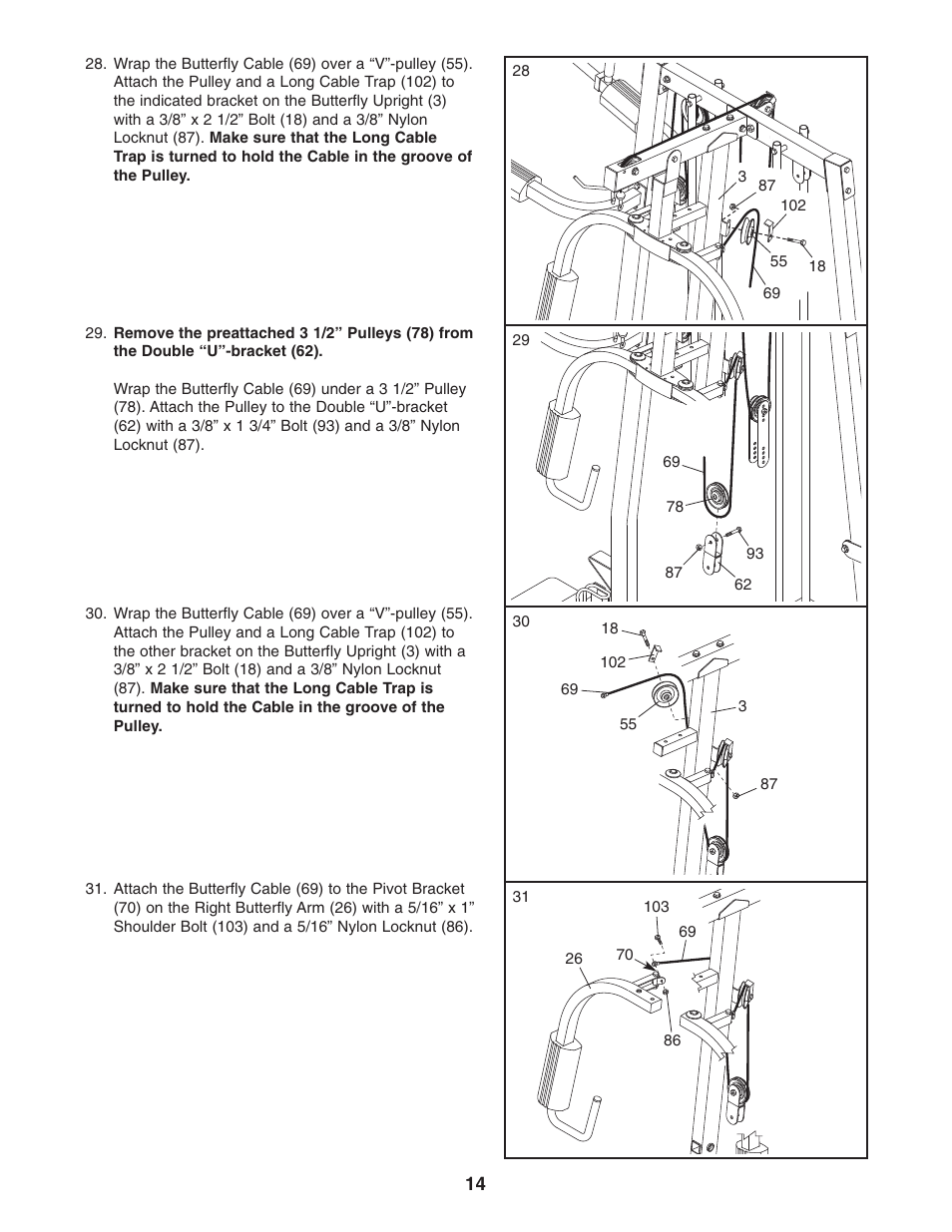 Weider WESY38322 User Manual | Page 14 / 33