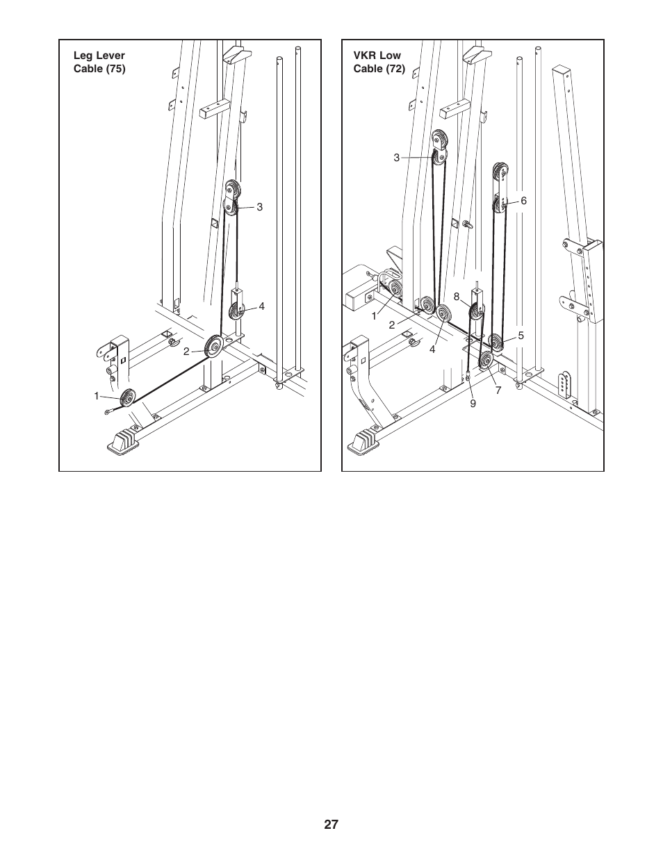 Weider WESY38322 User Manual | Page 27 / 33