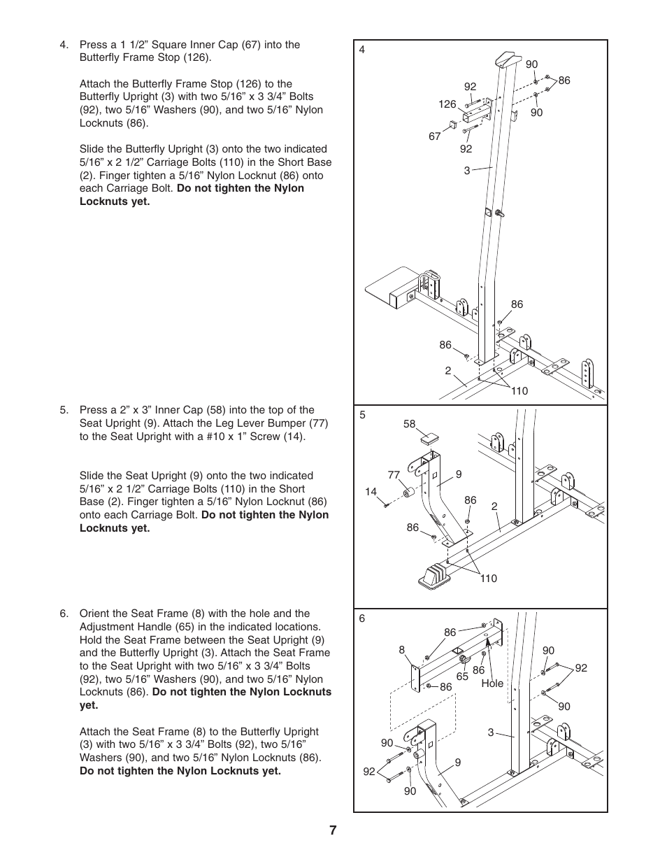 Weider WESY38322 User Manual | Page 7 / 33