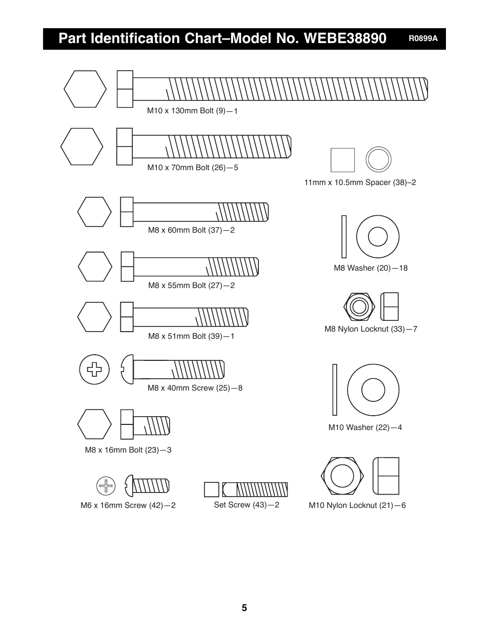 Weider WEBE38890 User Manual | Page 5 / 16