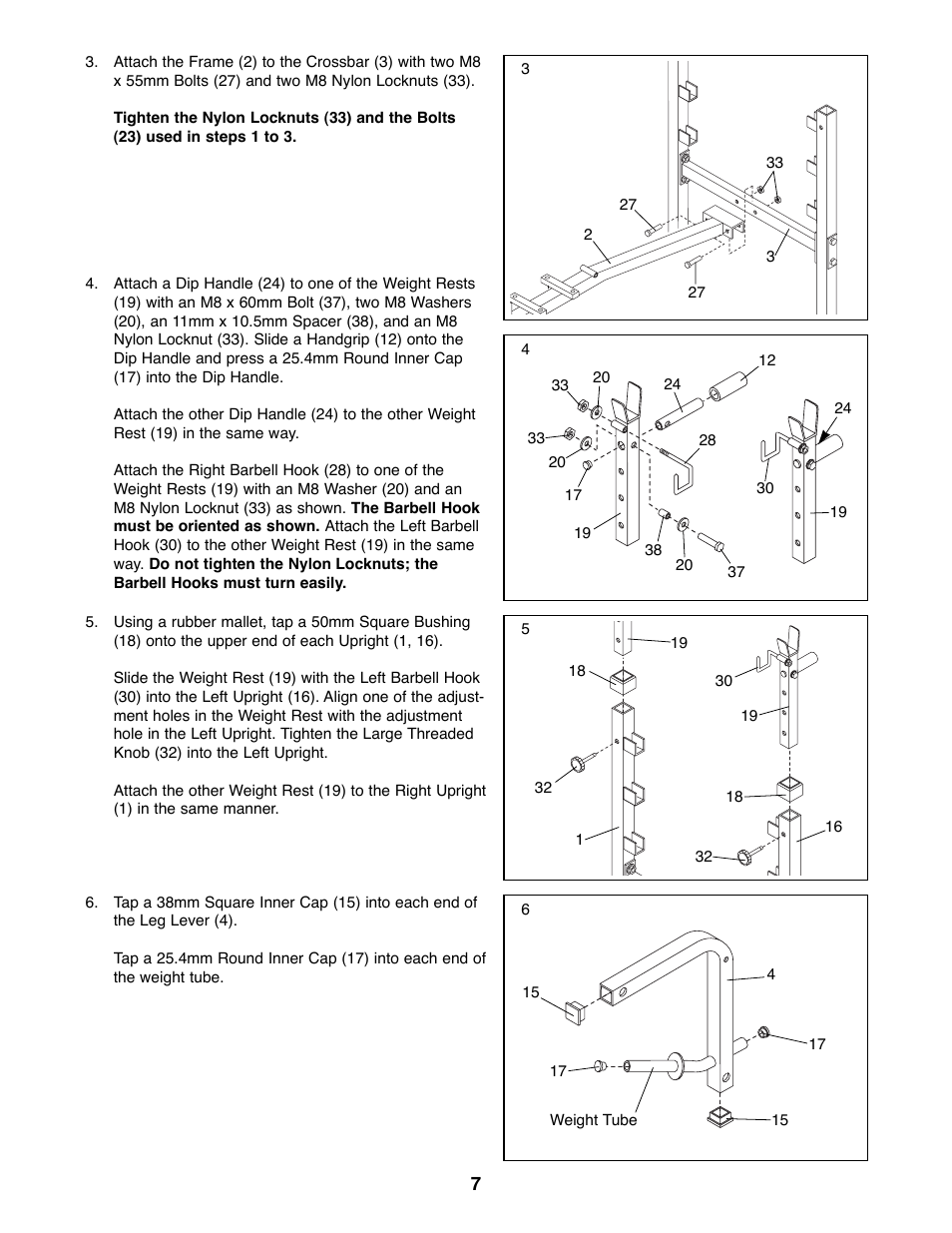 Weider WEBE38890 User Manual | Page 7 / 16