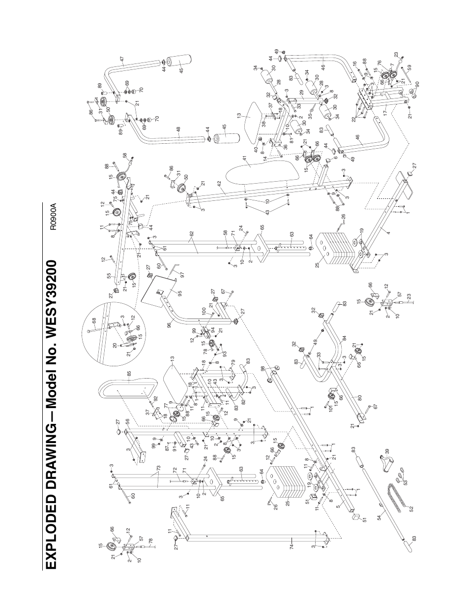 R0900a | Weider WESY39200 User Manual | Page 32 / 33