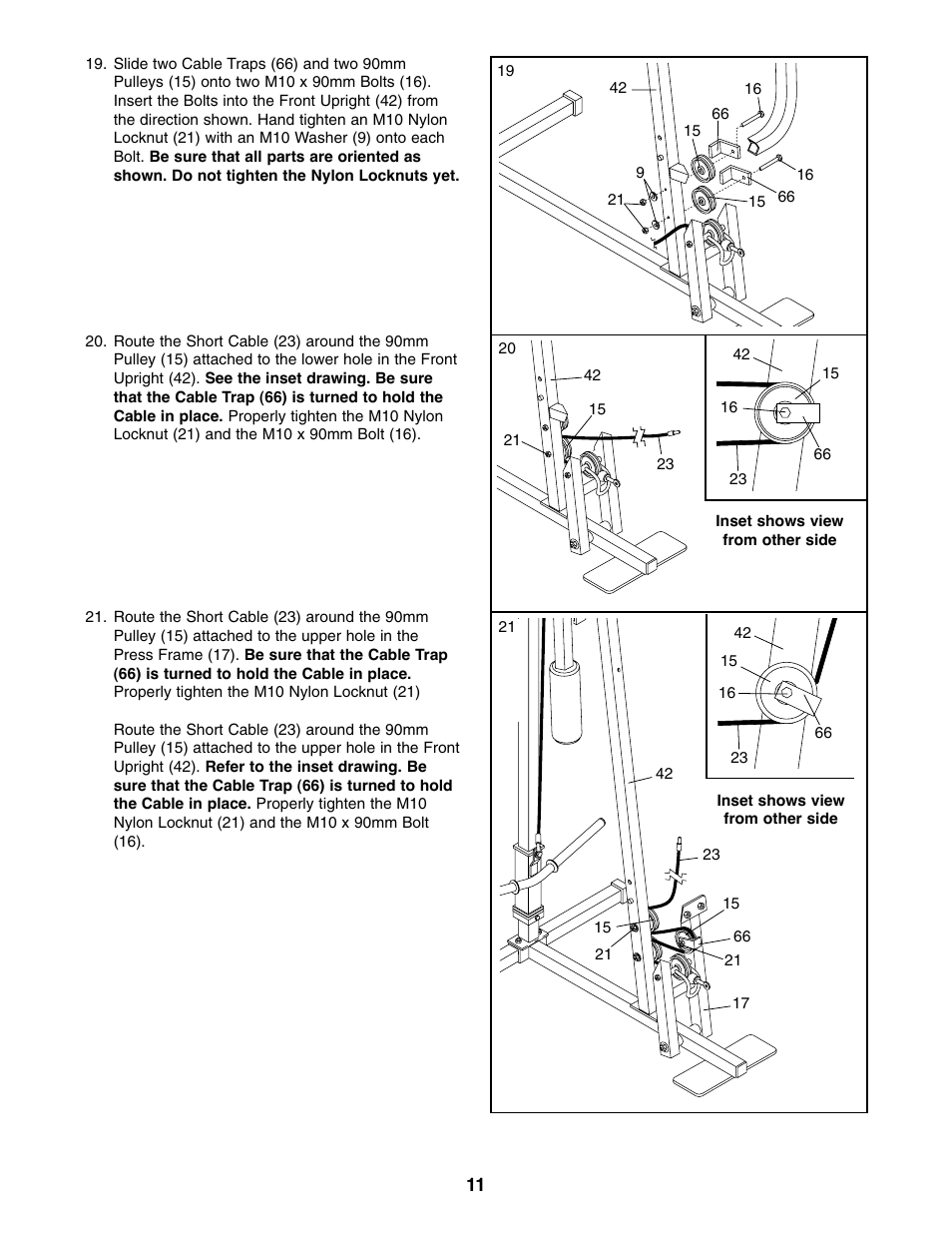 Weider 8920 User Manual | Page 11 / 27