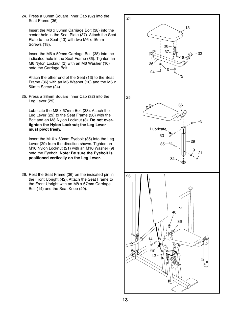 Weider 8920 User Manual | Page 13 / 27
