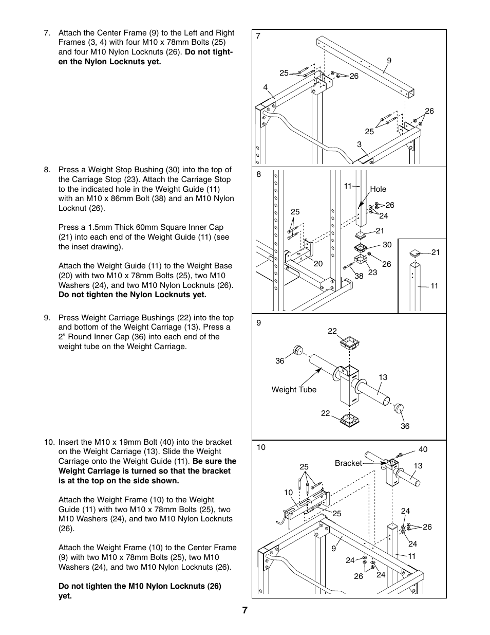 Weider WEBE19710 User Manual | Page 7 / 16