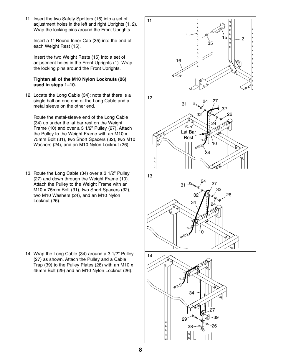 Weider WEBE19710 User Manual | Page 8 / 16