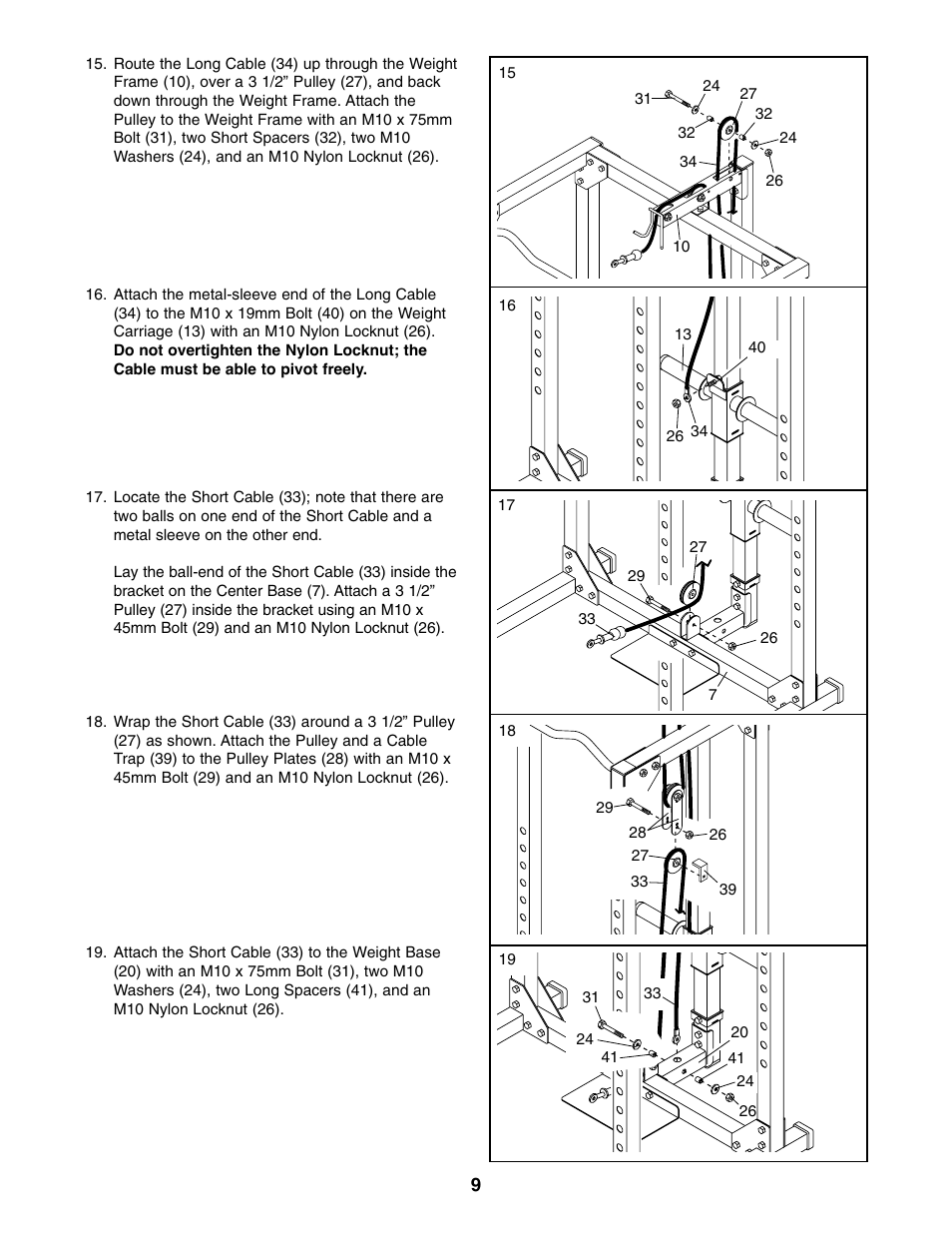 Weider WEBE19710 User Manual | Page 9 / 16
