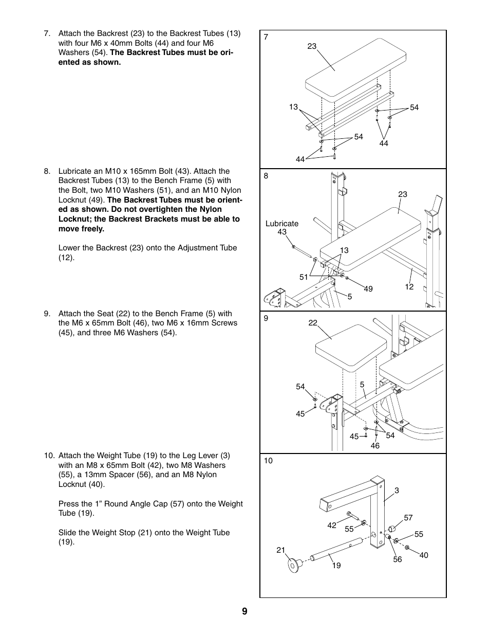 Weider 831.150381 User Manual | Page 9 / 24