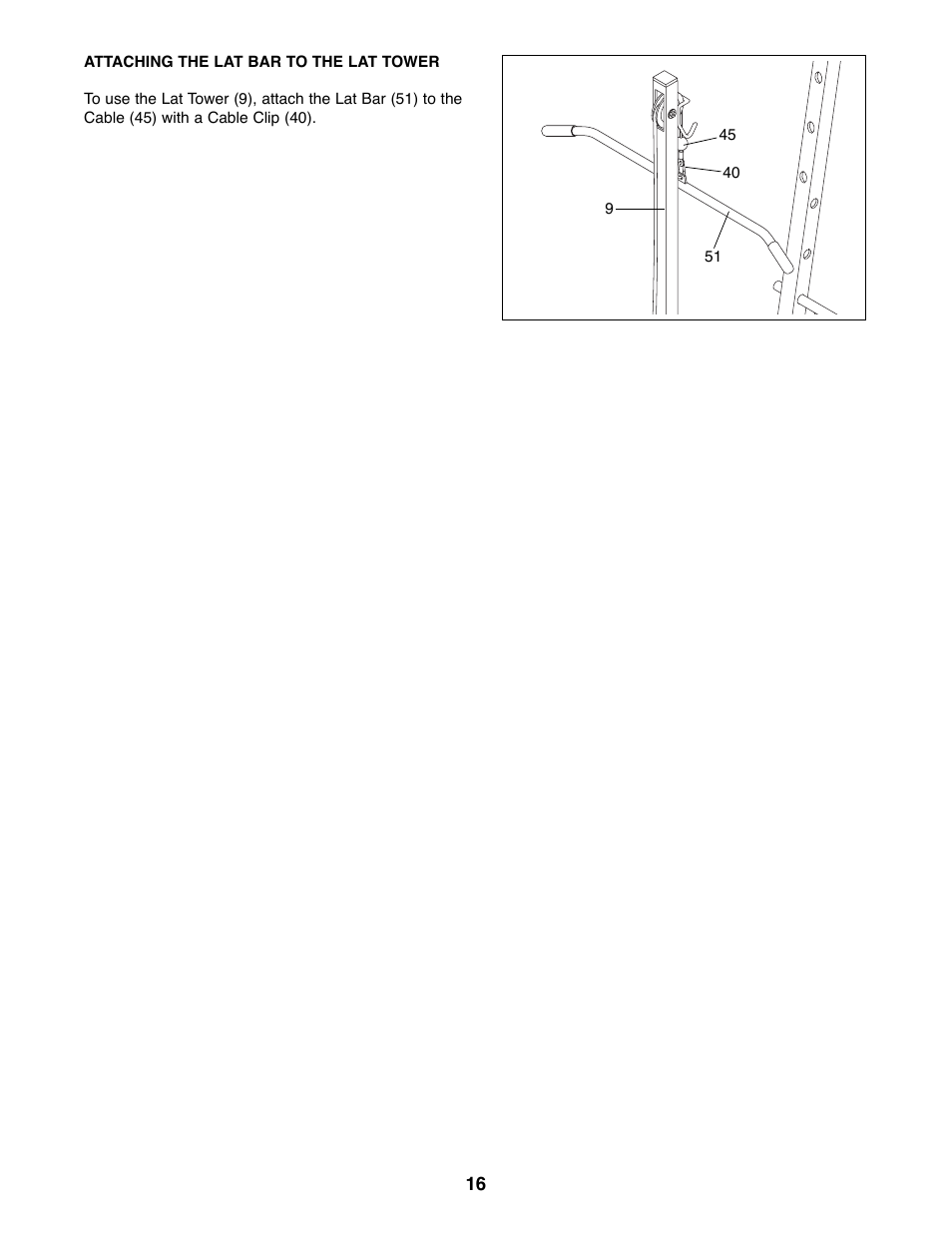 Weider WEBE07790 User Manual | Page 16 / 22