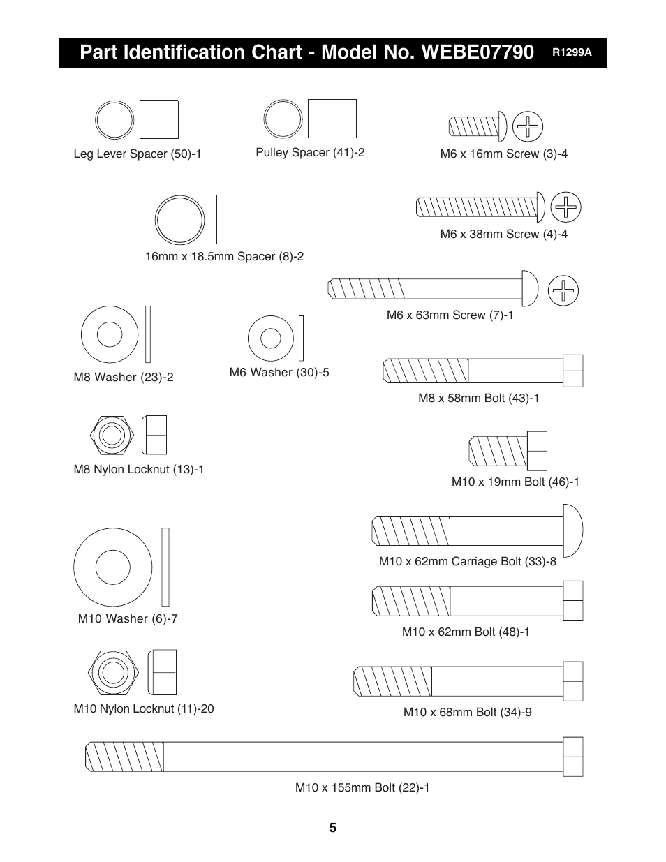 Weider WEBE07790 User Manual | Page 5 / 22