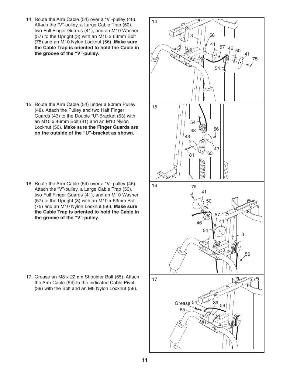 Weider WESY19541 User Manual | Page 11 / 28