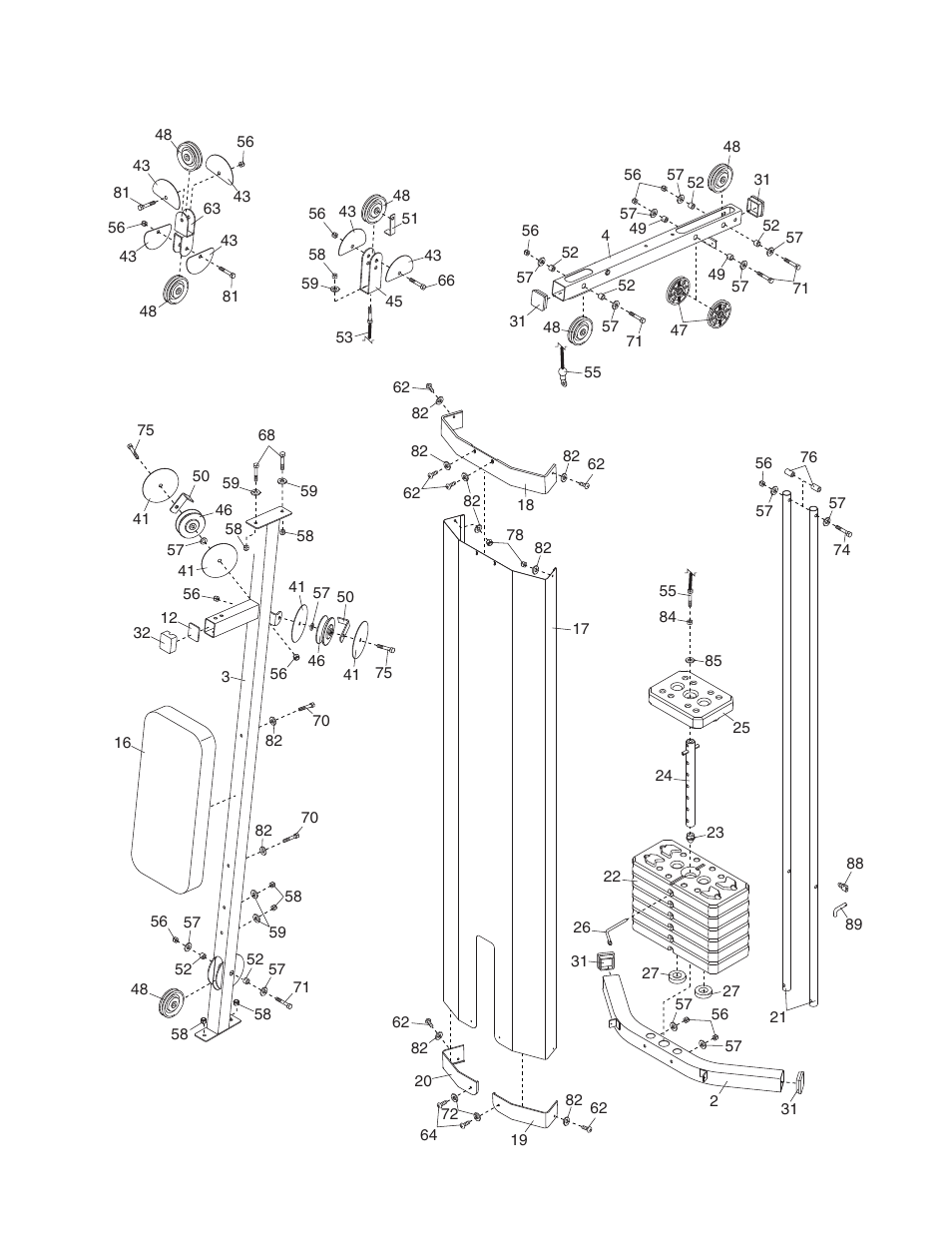 Weider WESY19541 User Manual | Page 27 / 28